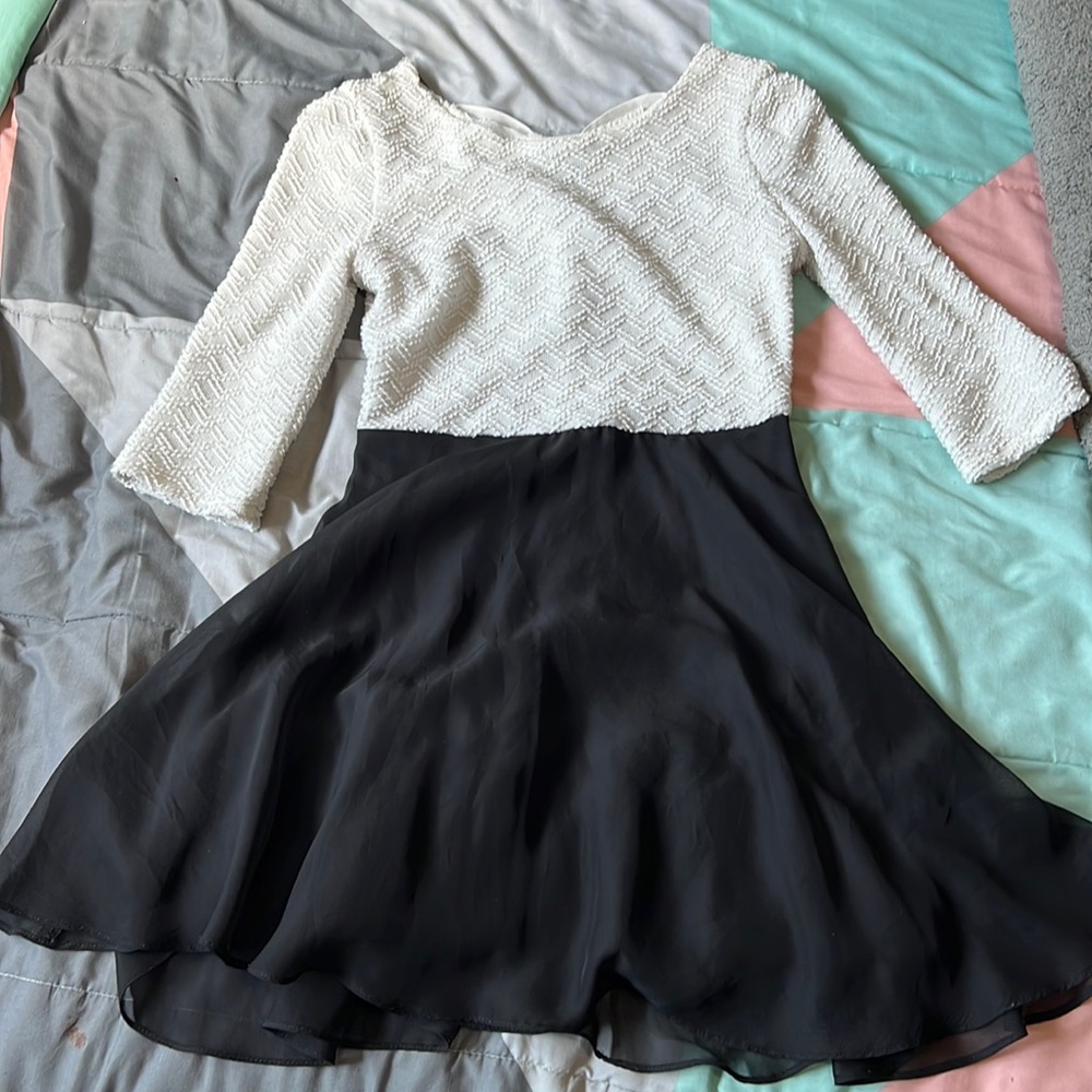 Black and white kids dress